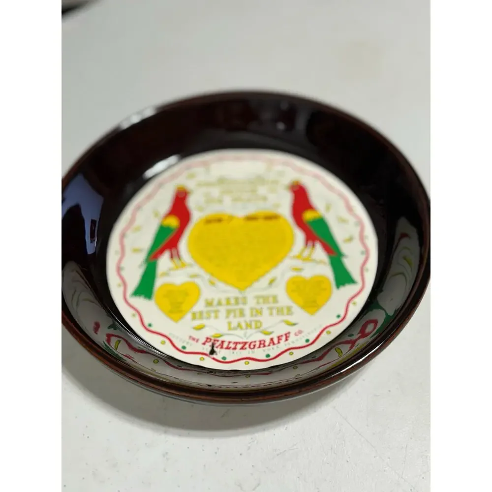 Pfaltzgraff Pennsylvania Dutch Pie Plate Stoneware